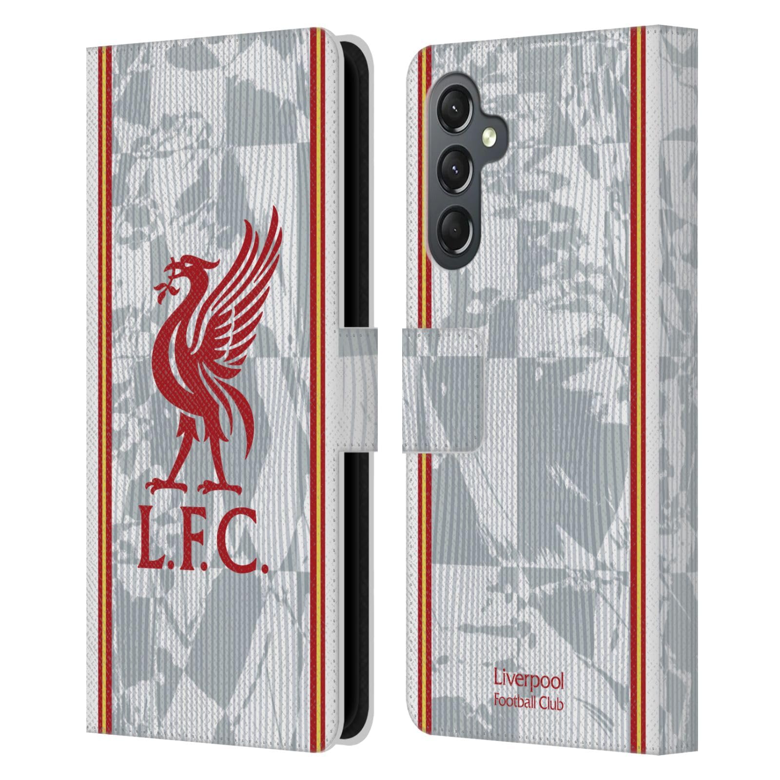 Head Case Designs Officially Licensed Liverpool Football Club Third Kit 2024/25 Leather Wallet Case Compatible With Samsung Galaxy A25 5G — image 1