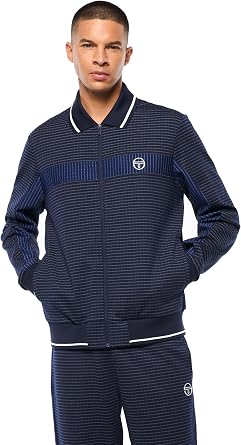 Sergio Tacchini Rete Mens Track Jacket - Maritime Blue - Mens Track Suit