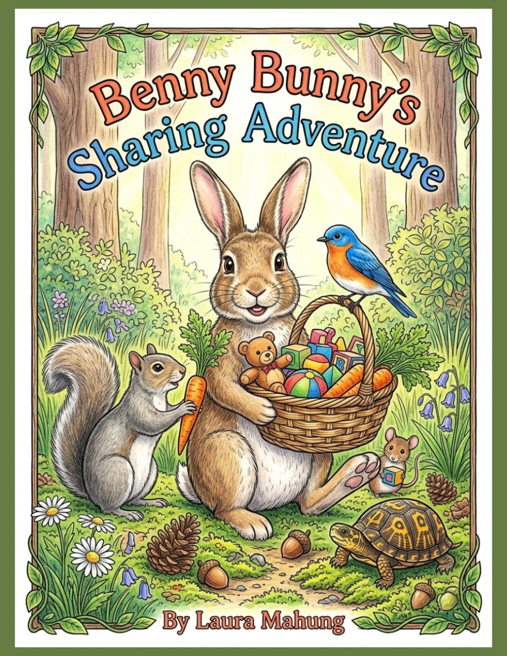 Benny Bunny's Sharing Adventure Coloring Book