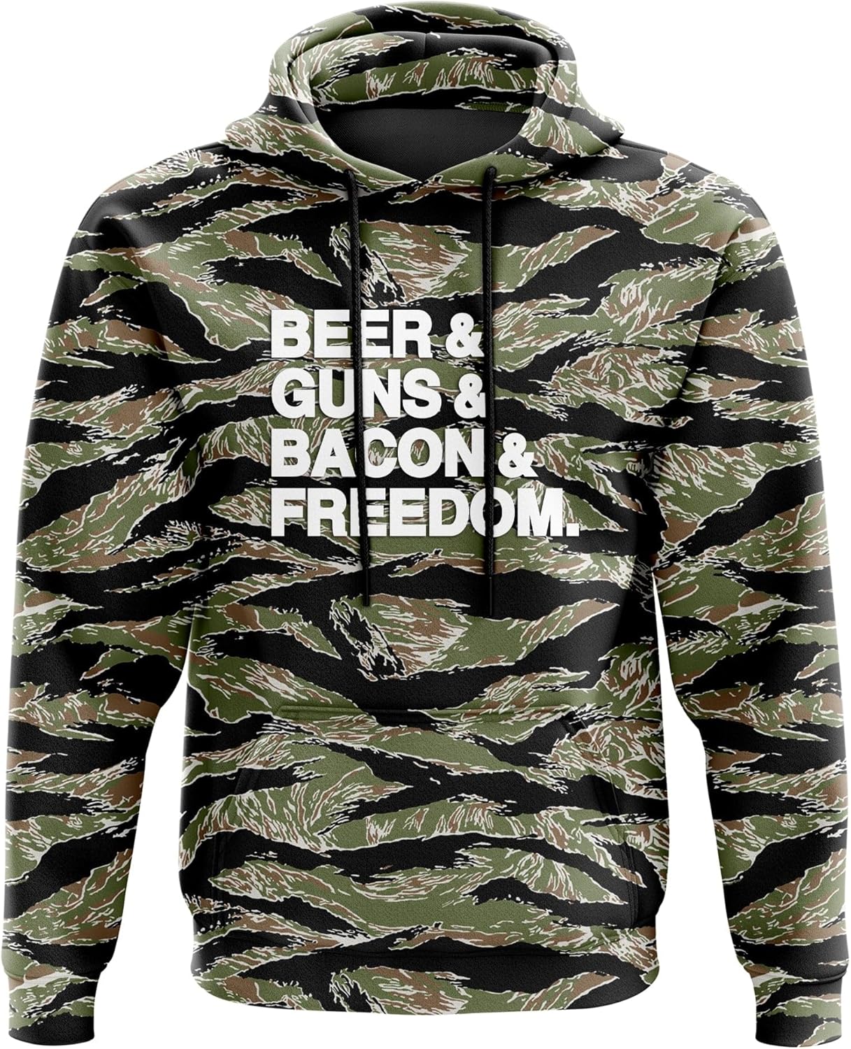 Tactical Pro Supply Patriotic Camo Flag Heavyweight Hoodies for Men and Women