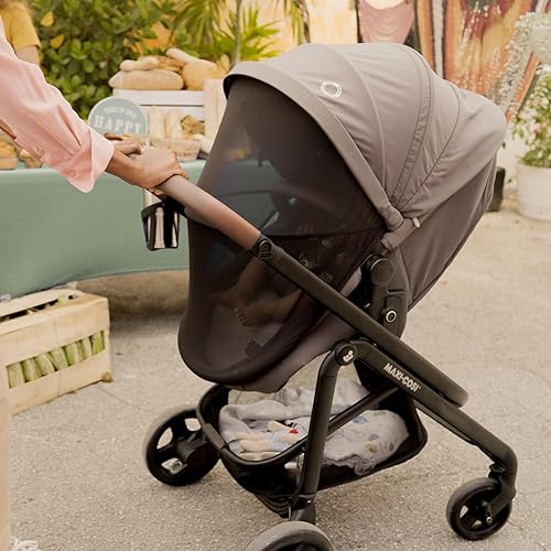 Miniatura 10 de Maxi-Cosi Tayla Max Sistema de Viaje, Cochecito de Bebé y Asiento de Coche Combo, Cochecito con Asiento de Coche Combo, Onyx Wonder