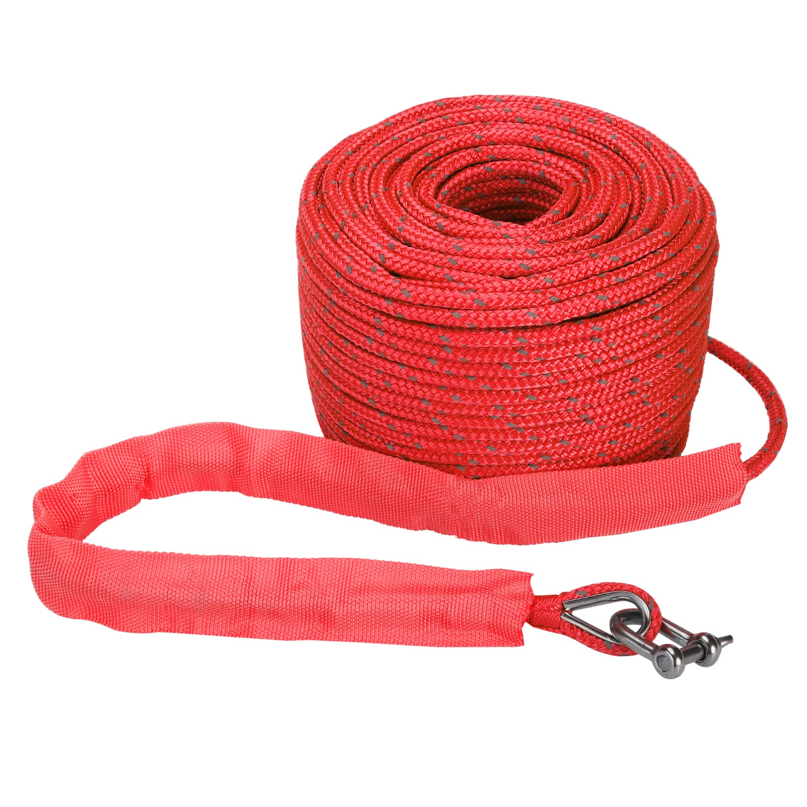 Red Anchor With Rope