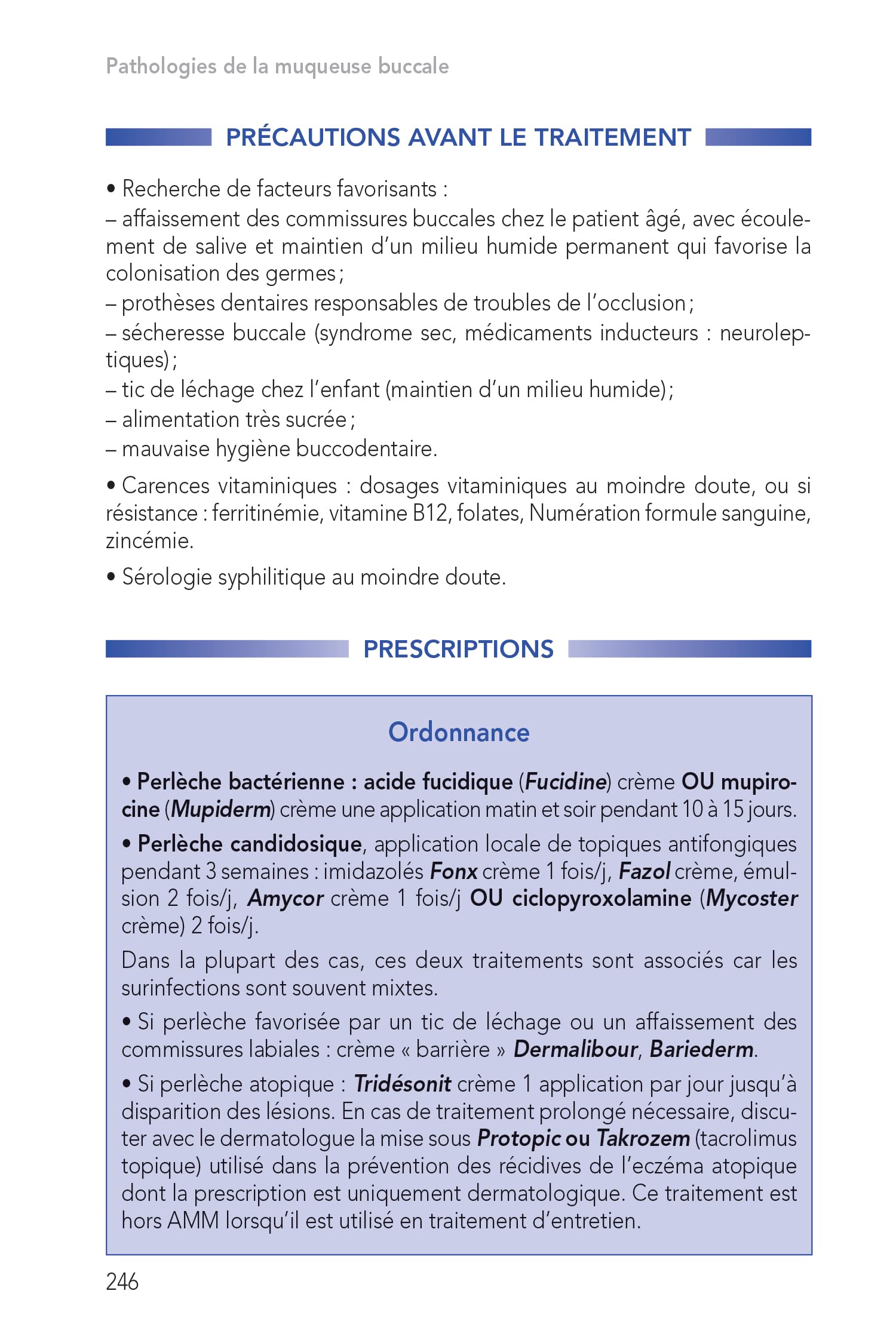 Ordonnances en dermatologie: 119 prescriptions courantes