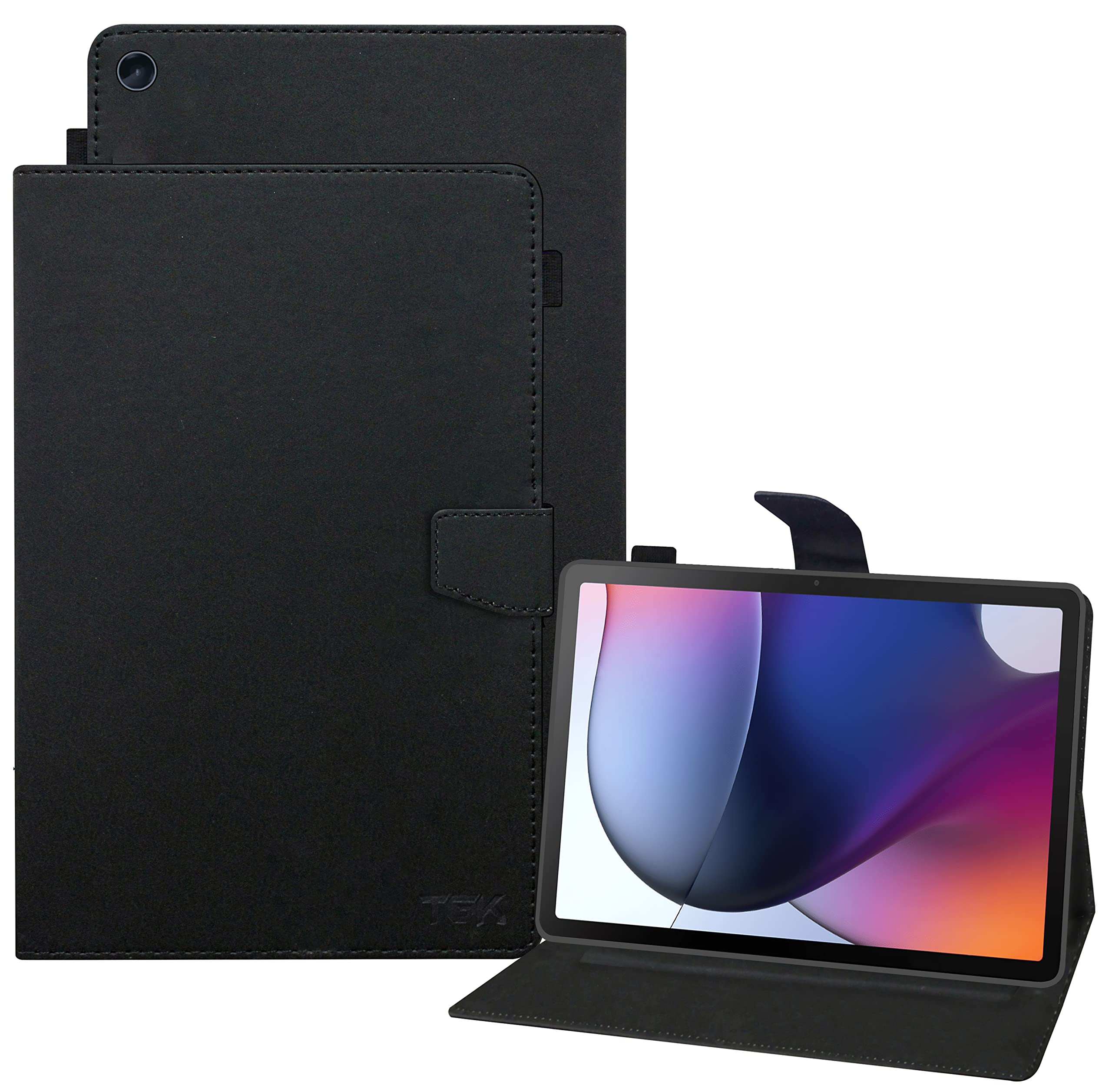 TGK Leather Flip Stand Case Cover for Motorola Moto Tab G62 10.6 inch Tablet with Pencil Holder, Black (B0BBZYH2FV) Amazon Price History, Amazon Price Tracker