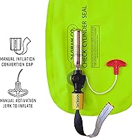 Vista 5 de BLUESTORM Cirrus26 Inflatable PFD Life Jackets for Adults US Coast Guard Approved Automatic Life Vest w/Manual Override Convertibility