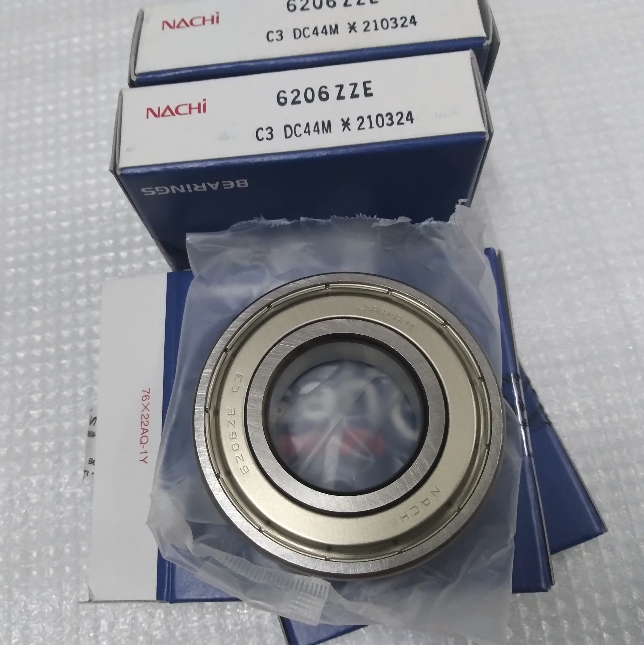 Amazon | NACHI 4パック 6206-ZZE C3 ベアリング 日本 | 深溝玉軸受