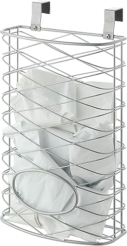 Miniatura 6 de SunnyPoint Soporte organizador o cesta de almacenamiento de cocina para colgar sobre puertas de armario en la cocina o despensa capacidad para hasta