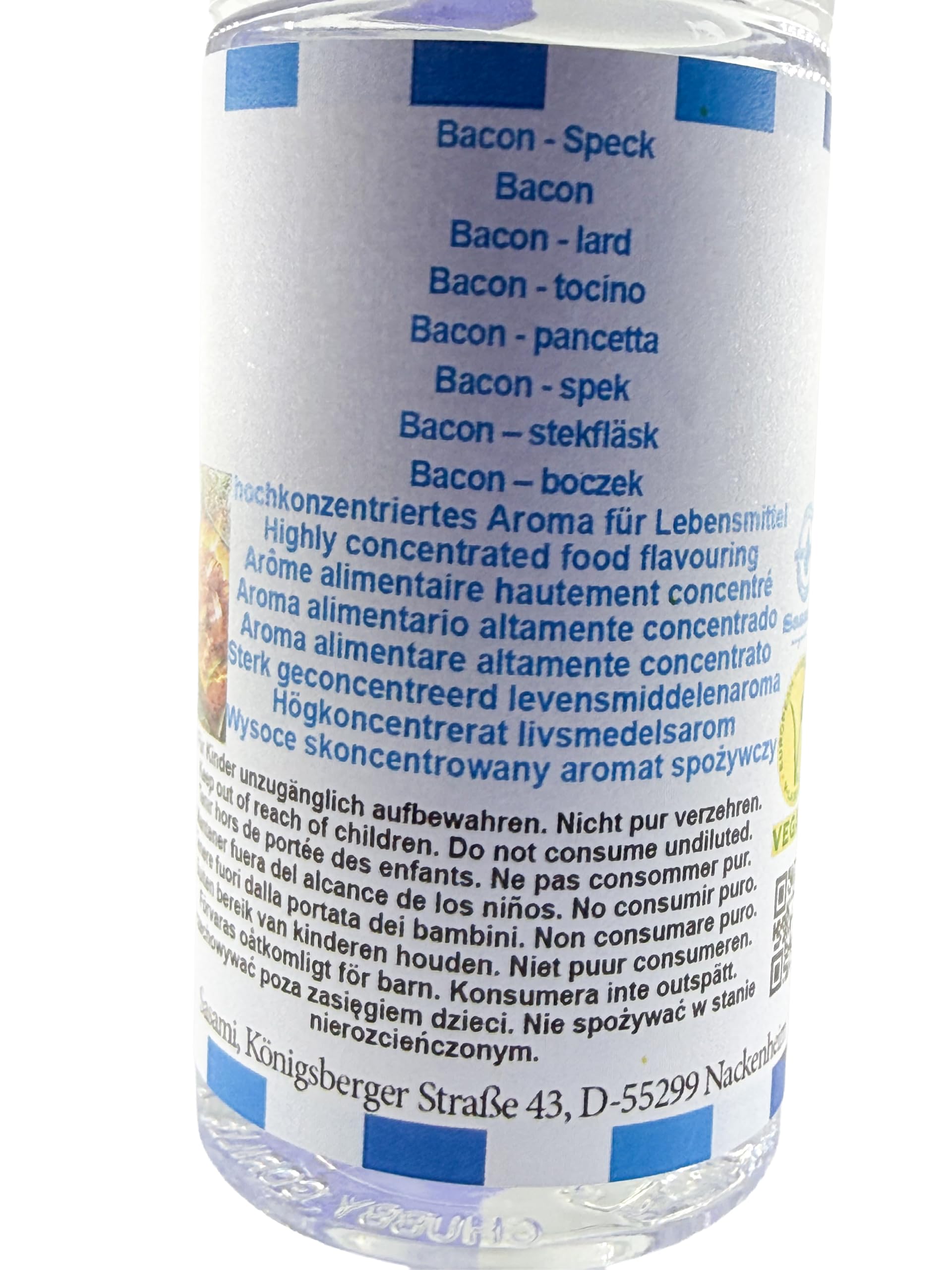 Bacon - tocino aroma concentrado - Vegano - Sasami - 10ml