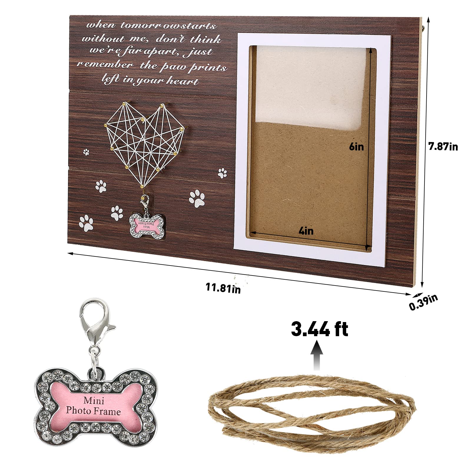 Regalo commemorativo per cani, foto personalizzata del ponte arcobaleno per animali domestici, ponte arcobaleno per cani domestici defunti, ritratto personalizzato di animali domestici - Italia