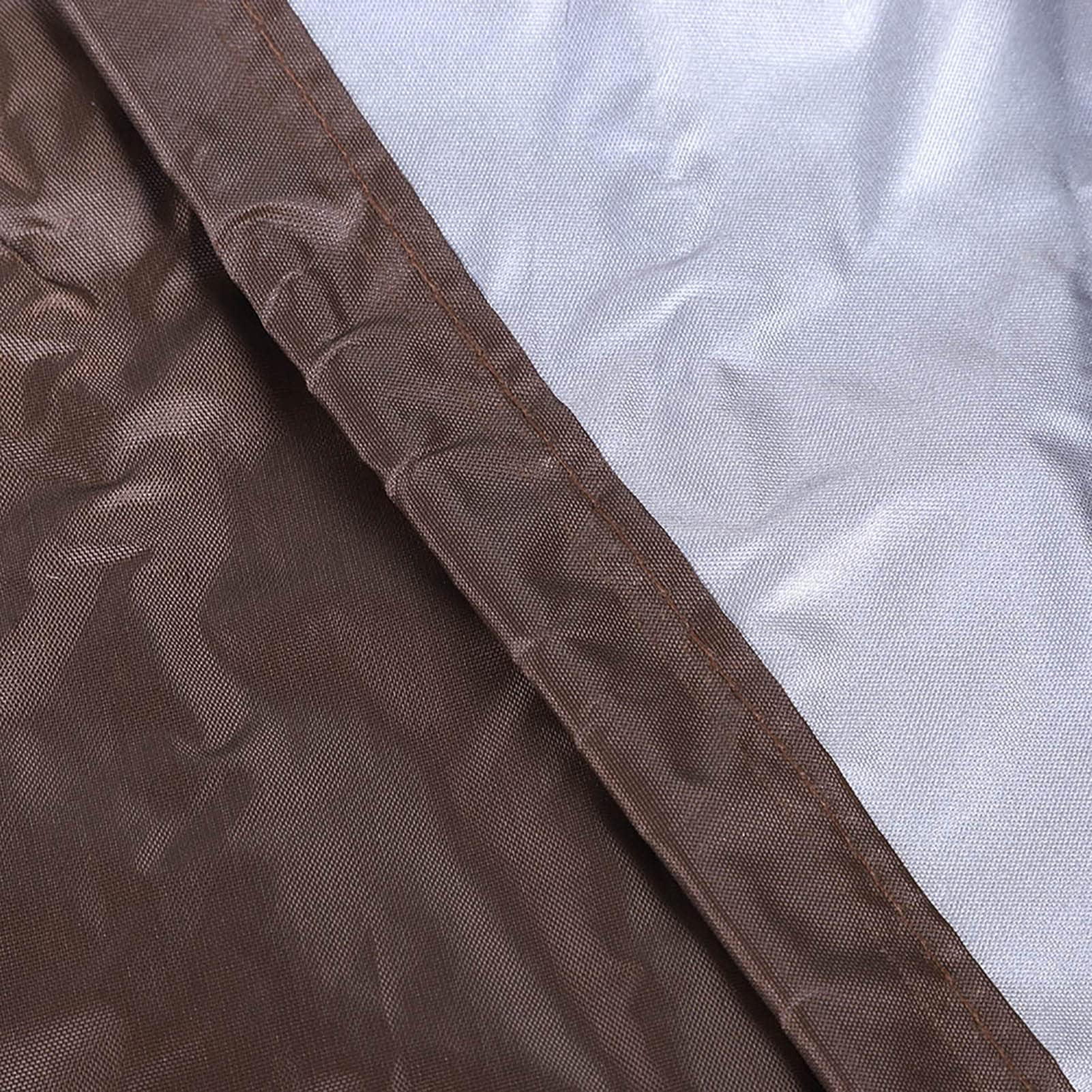 Funda para Tumbona de Patio, Resistente al Agua, Resistente A Todo Tipo de Clima, Funda para Muebles de Patio, 82 x 30 x 16 Pulgadas (Café-2Pcs)