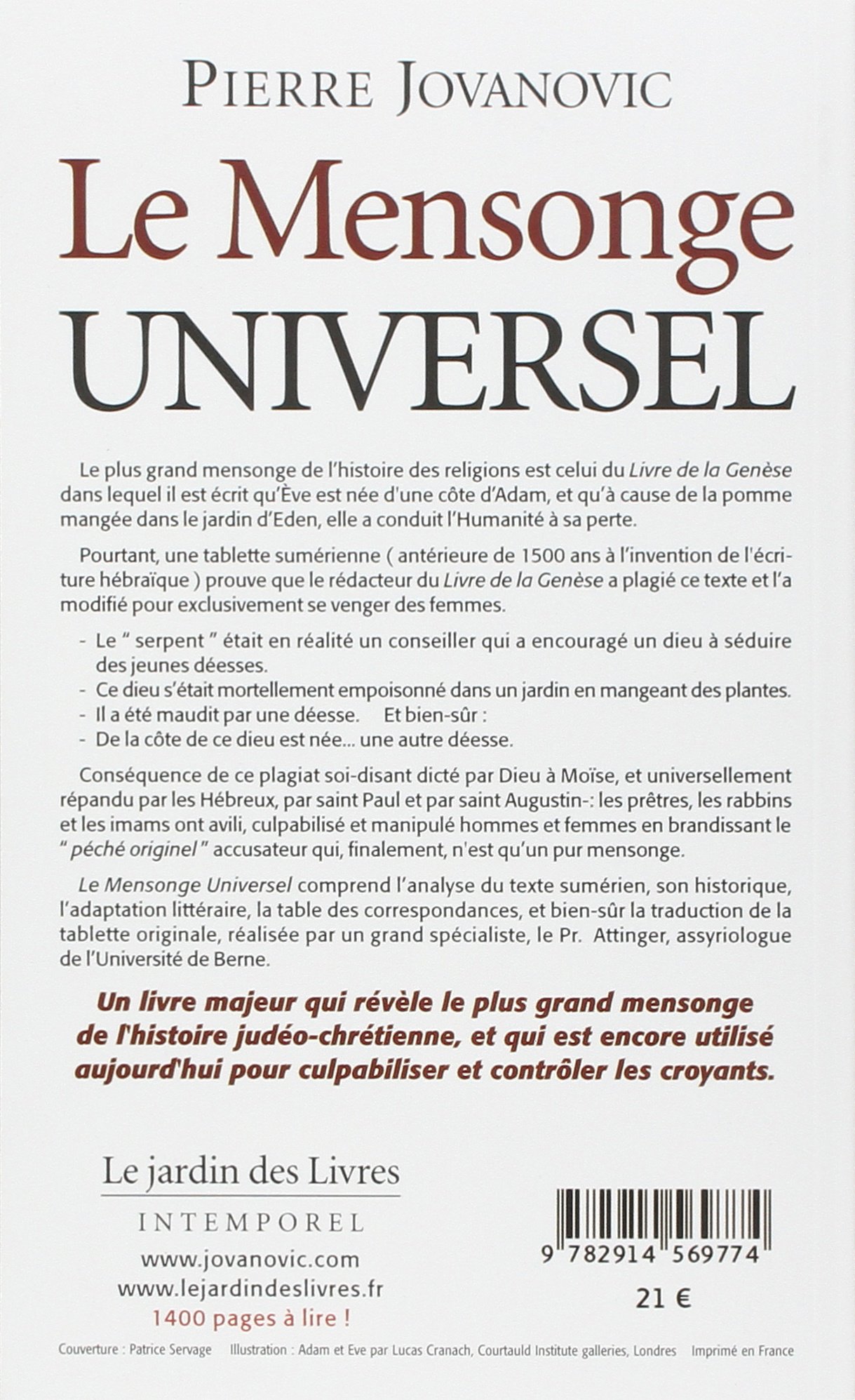 Le Mensonge Universel