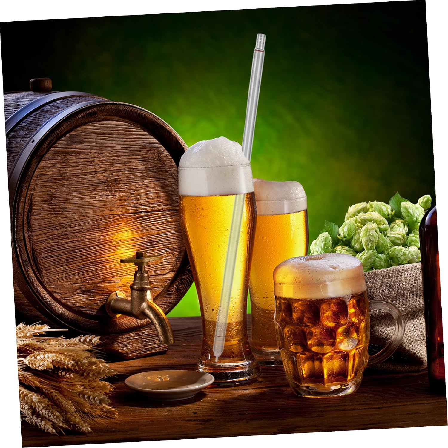 Ciieeo Bottle Filling Valve Versatile Tool for Home Brewing Beer and Wine Bottling Leak Design for Efficient Beverage Transfer