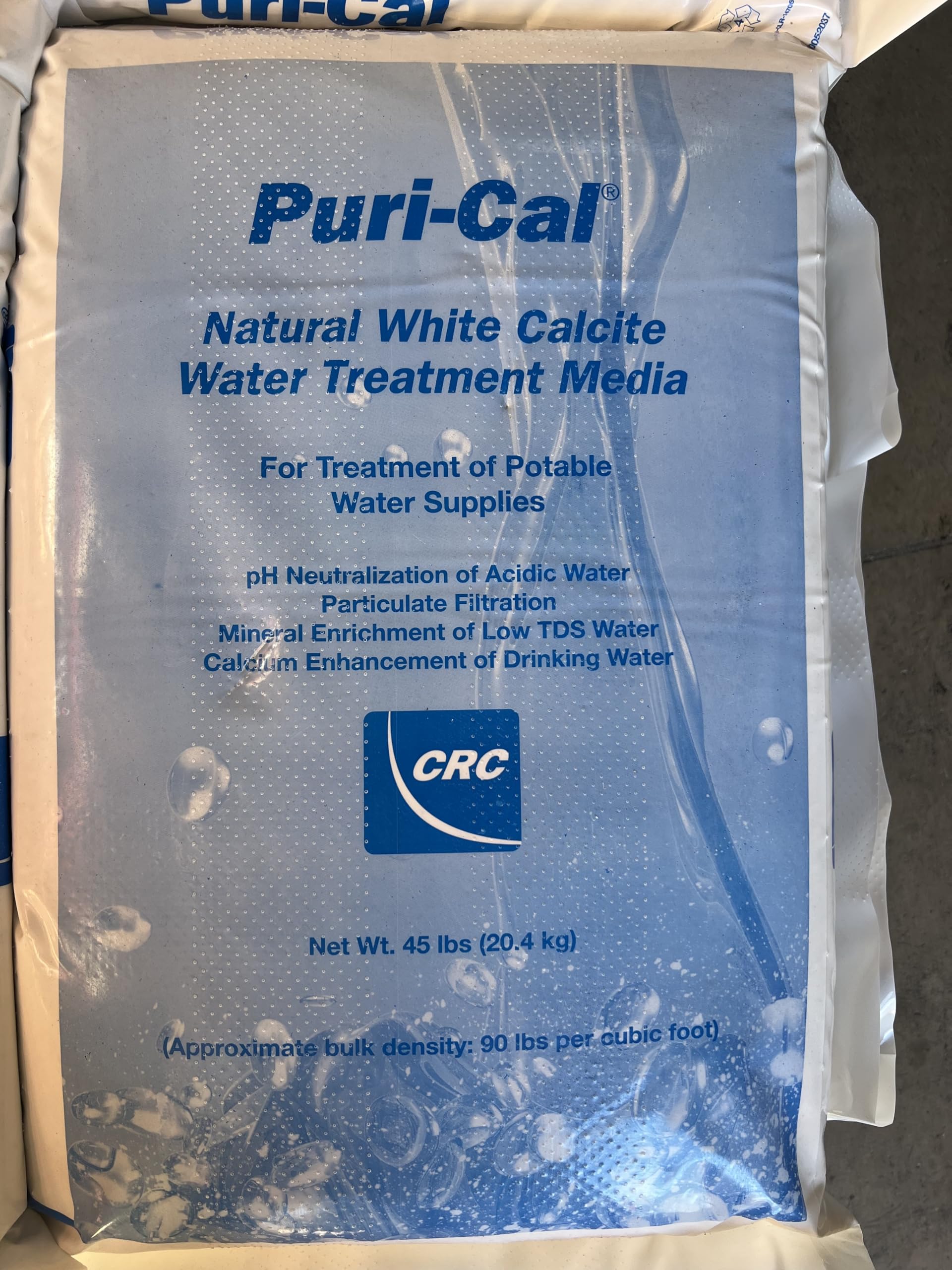 Generic Calcite Calcium Carbonate pH Filter Media 1/2 cu ft - Whole House Water Filter - 1 Bag