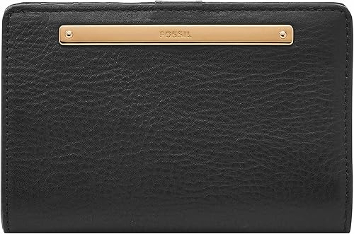Fossil Cartera plegable multifunción de cuero Liza para mujer