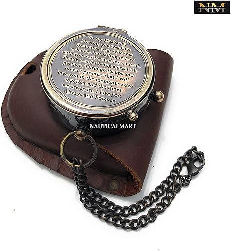 Miniatura 4 de Brújula grabada, regalo para marido, aniversario, regalo de boda para él, regalo de novio de larga distancia, regalo de prometido, regalo de