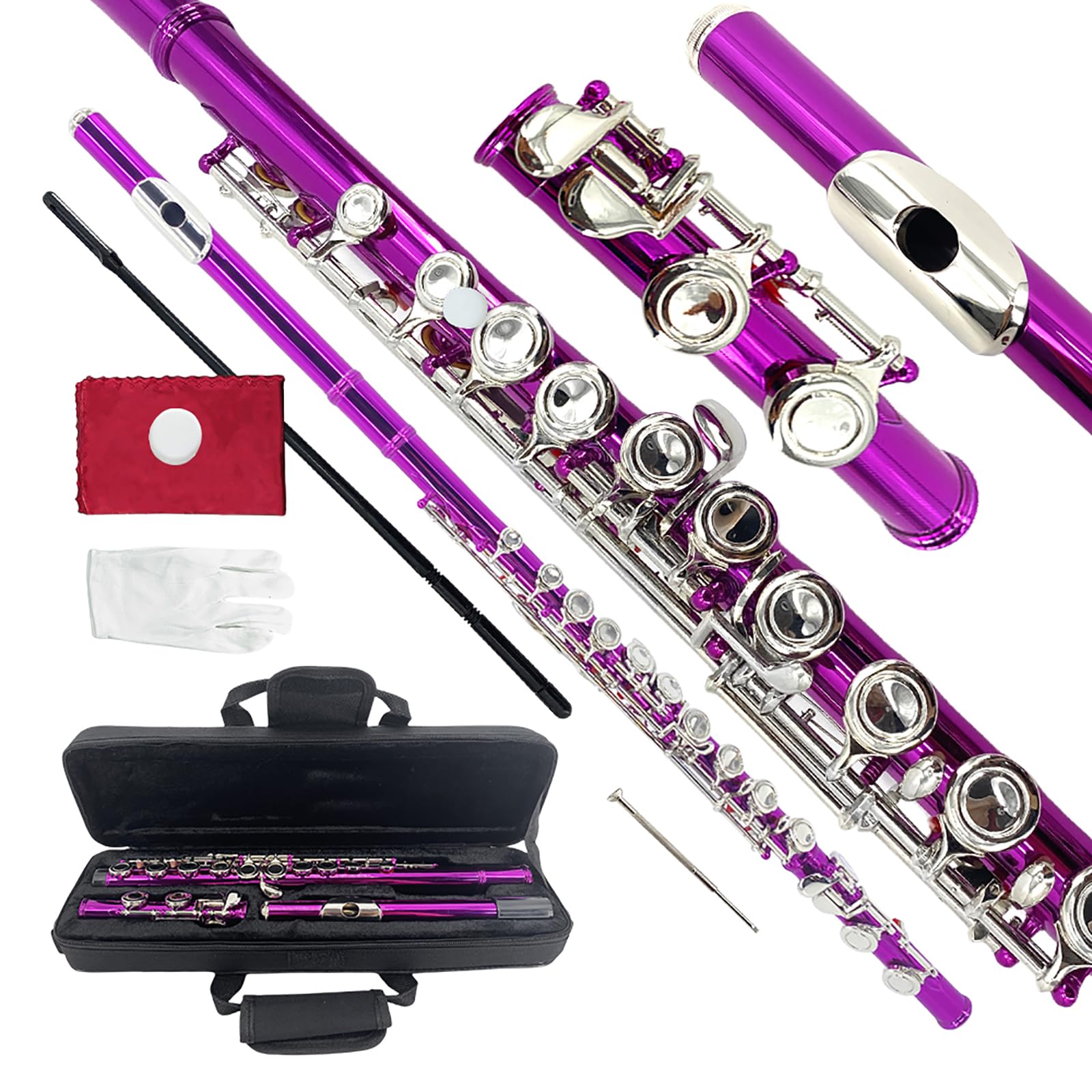 Amazon.co.jp: YoungMonic 16 キー クローズドホール C フルート
