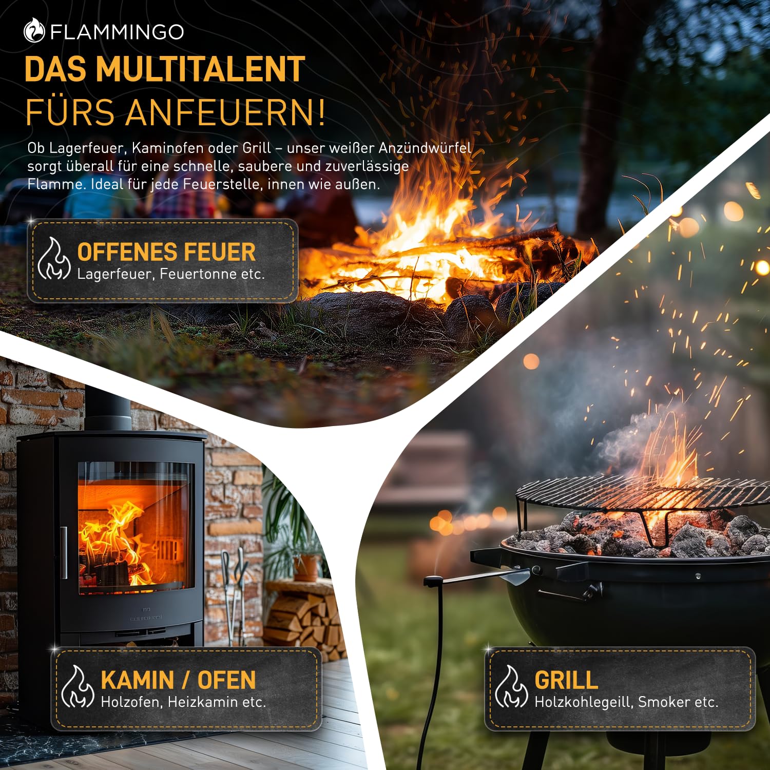 Belko 1152x Anzündwürfel Kaminanzünder Kohle-Anzünder BBQ-Grillanzünder Ofenanzünder (Ofen-anzünder, Anzündhilfe)