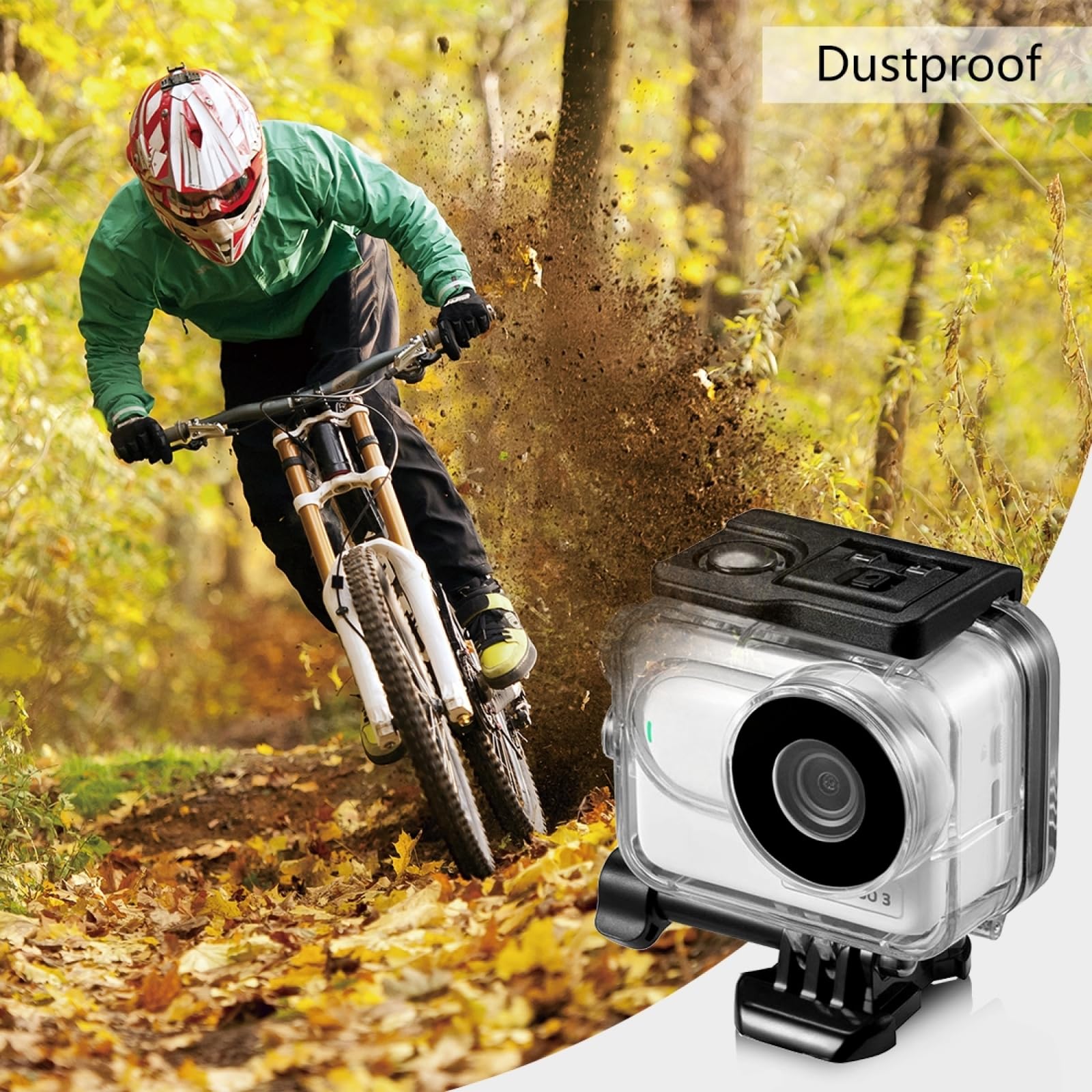 Per Insta360 GO3 Custodia Impermeabile, 60 Metri di Immersione Custodia Protettiva Custodia Protettiva Subacquea per GO 3 Fotocamera Sportiva
