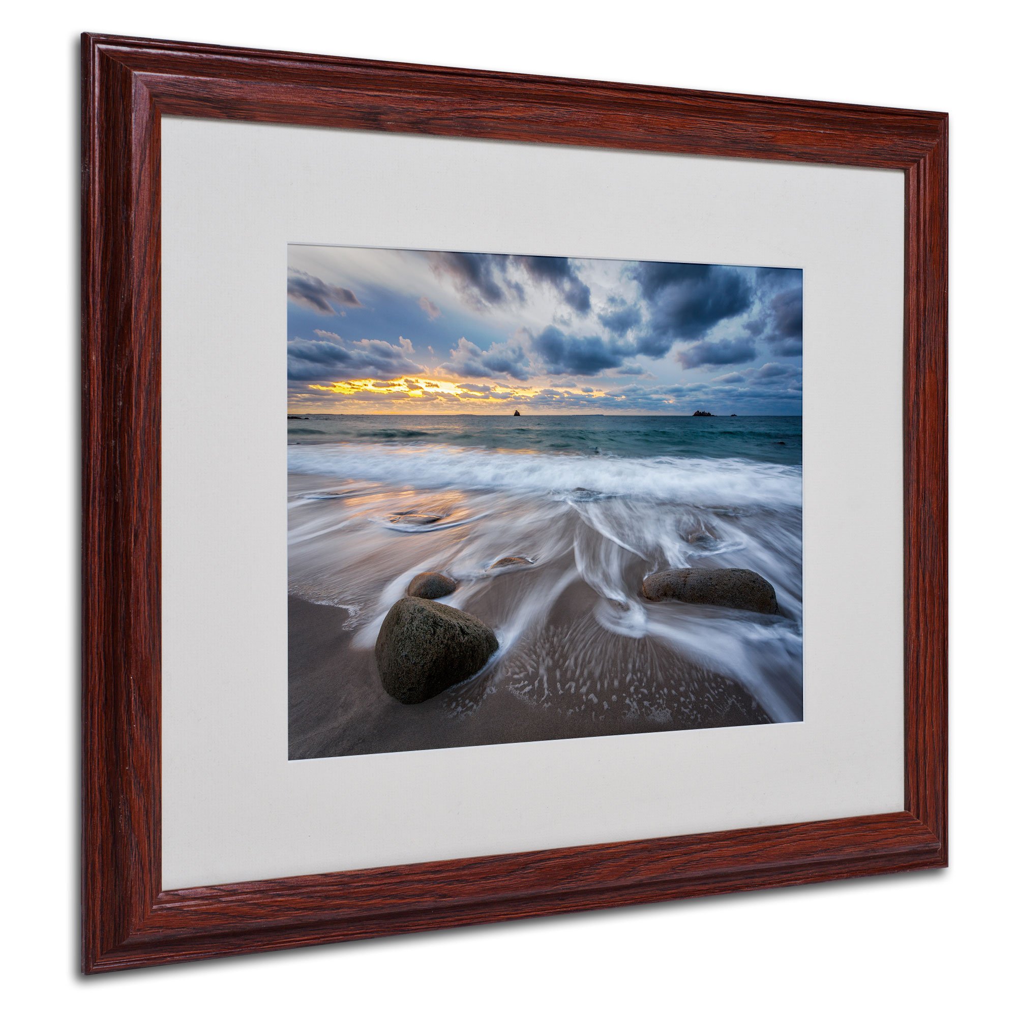 The Song of Water Artwork by Mathieu Rivrin, 16 by 20-Inch, Wood Frame