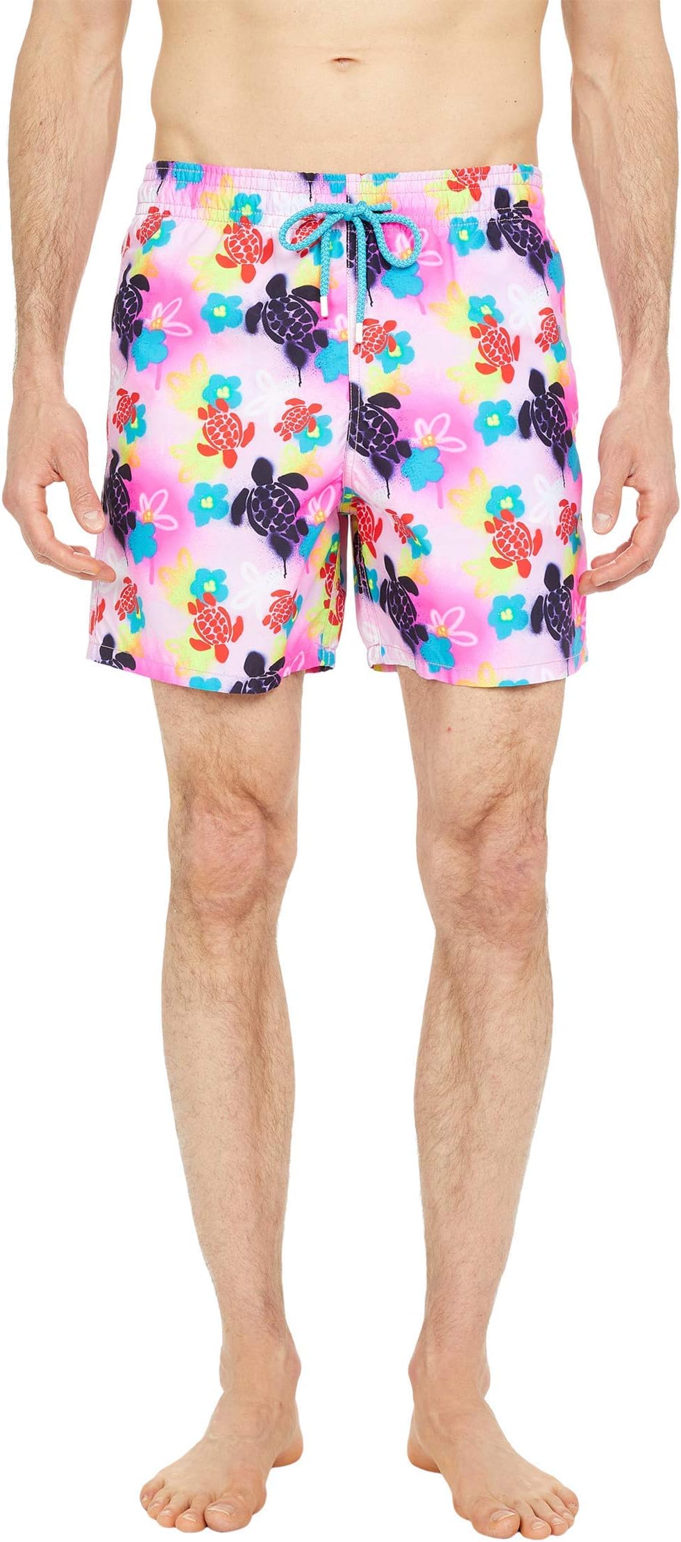 Men Swim Trunks 1988 Turtles Graffiti