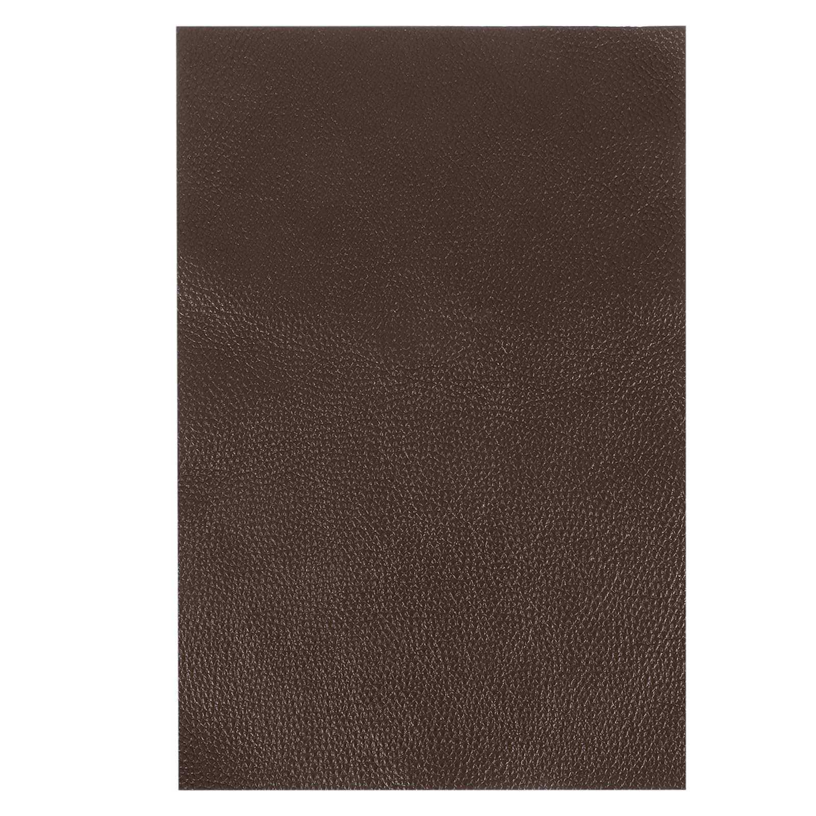 sourcing map Thick Full Grain Leather Sheet, 23.6 x 15.8 Inch Natural Cow Leather 1.5-1.8 mm Fabric Pieces for DIY Craft Furniture Office Belts Notebook Covers,Earthy Brown