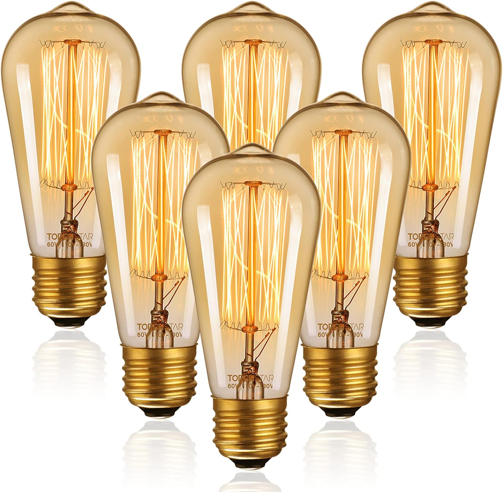 Light Bulbs - Jim Lawrence - BC (B22) LED Soft Coil Vintage Squirrel Cage Bulb - Squirrel Cage Vintage Bulb | LED Lamps | Jim Lawrence - BULBBCLEDSCVT - View #3
