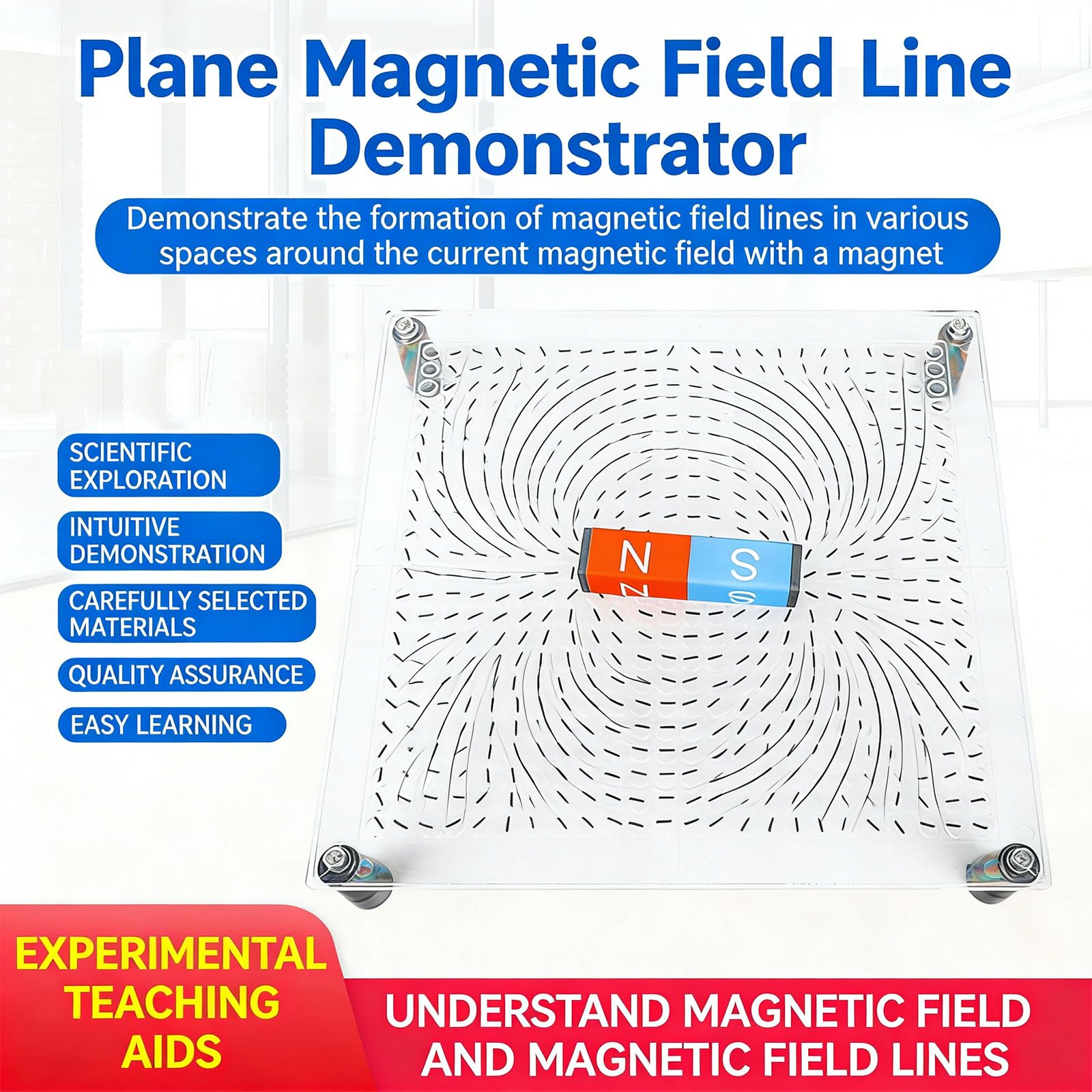 Dimostrazione dei principi elettromagnetici, Three dimensional