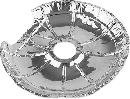 Miniatura 16 de Revestimientos desechables para quemadores de gas (paquete de 100) cubiertas cuadradas de aluminio para quemadores de gas, protector de estufa