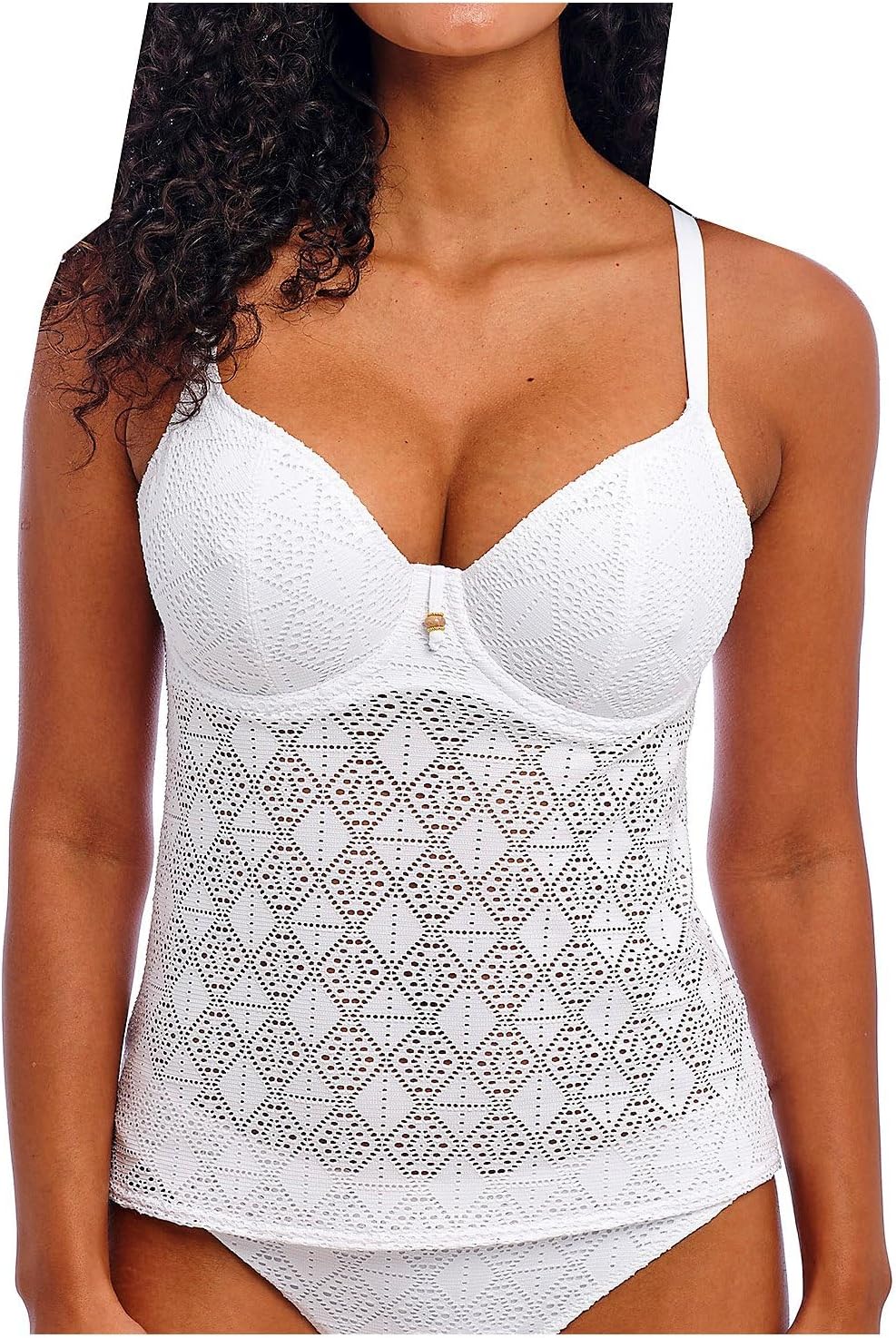 Womens Nomad Nights Underwire Plunge Tankini Top