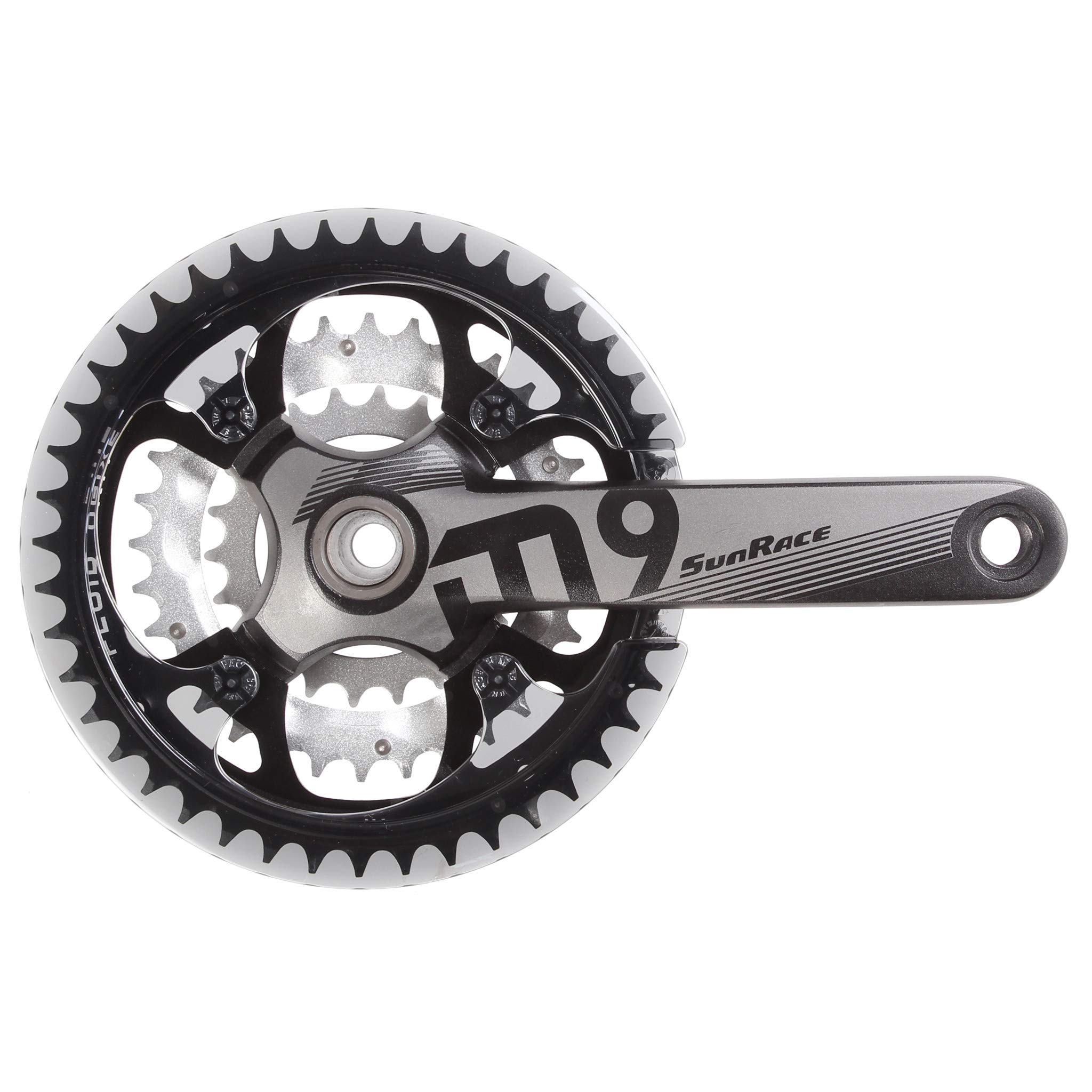SunRace Fcm954 9Sp Crankset, 22/32/44T 175mm Black - FCM954.LBDD.SS1.BX