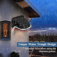 Vista 5 de Cubiertas universales para cámaras de seguridad, protección contra sol y lluvia, techo protector impermeable para cámaras Bullet y Dome, cubierta