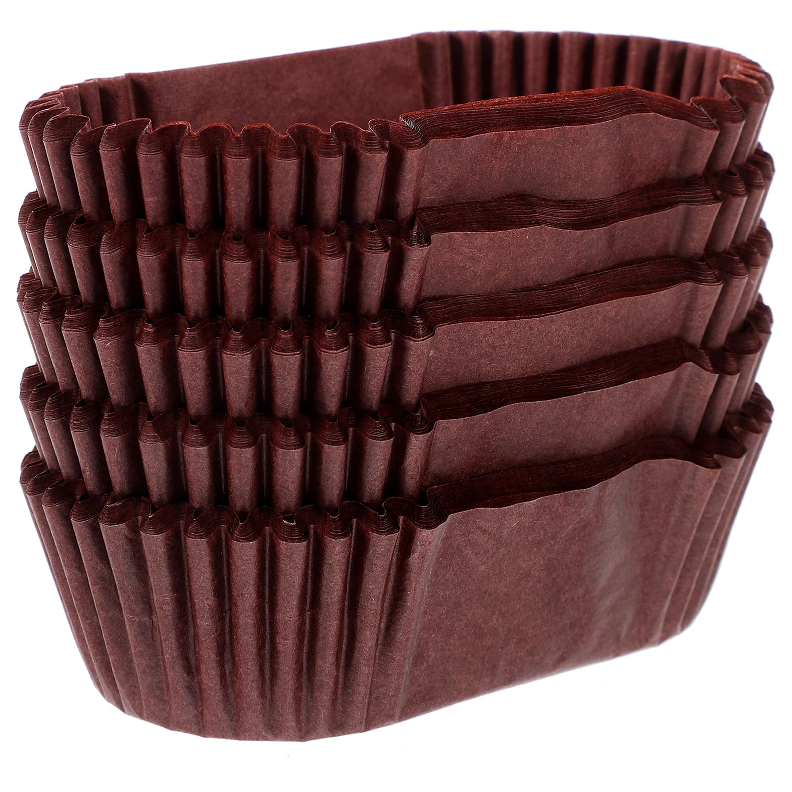 Abaodam 1000PCS Oval Cake Paper Cup, Boat Shape Grease Proof Cupcake Liners