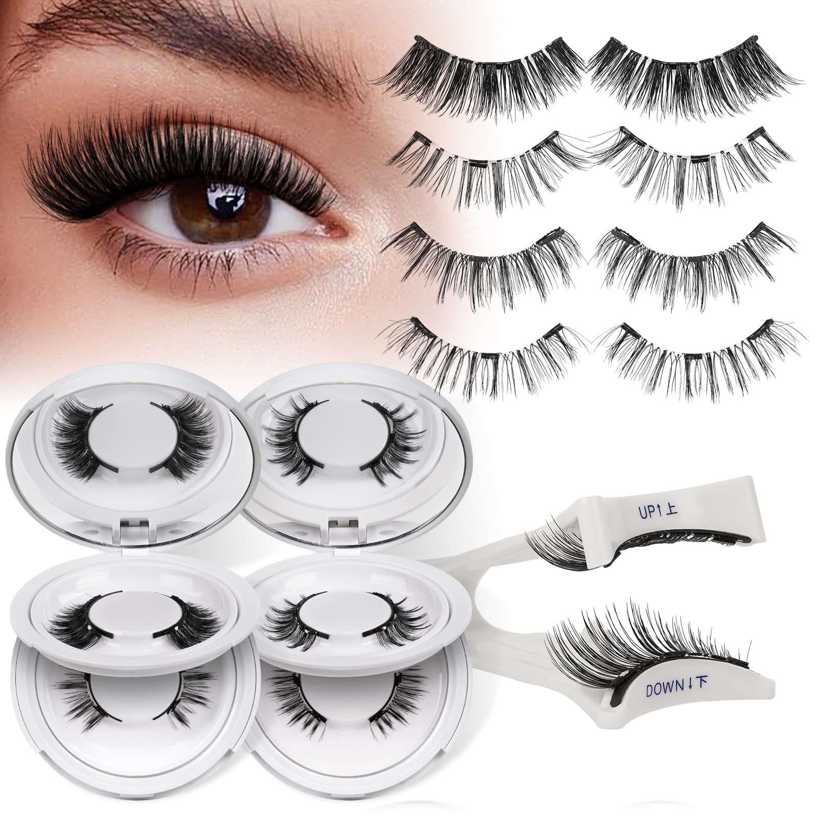 QUEWEL Magnetic Eyelashes Kit