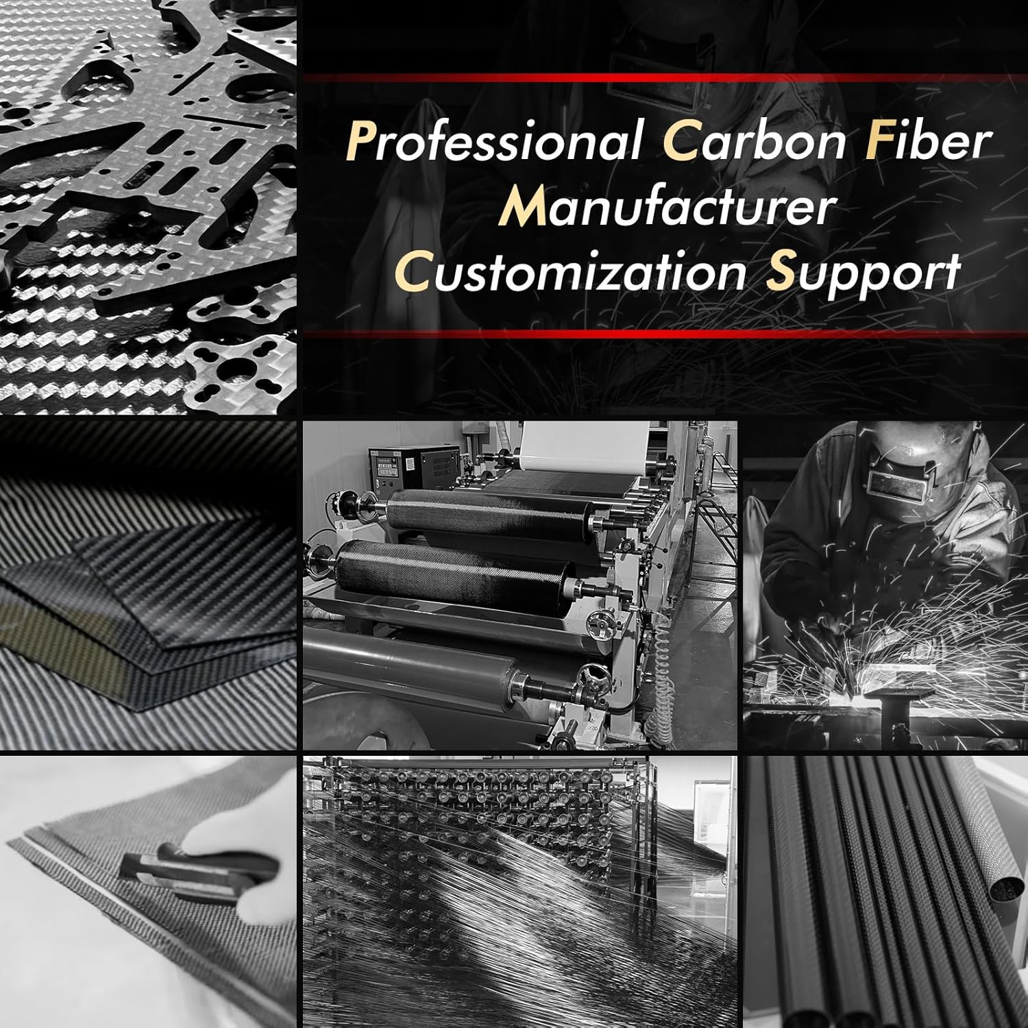 ARRIS 100 X 250 X 2.0MM Gold Metallic Colored Carbon Fiber Sheet, Available in 1.0MM 2.0MM 3.0MM 3K Real Carbon Fibre Sheets, Laminate Carbon Plate 3.0MM Thickness