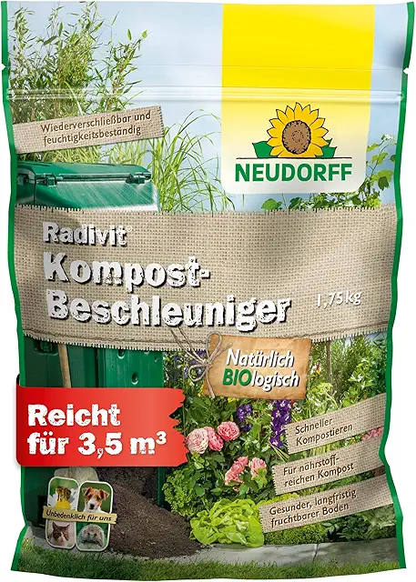 Neudorff Radivit Bio Kompost-Beschleuniger – Schnellkomposter für Gartenabfälle