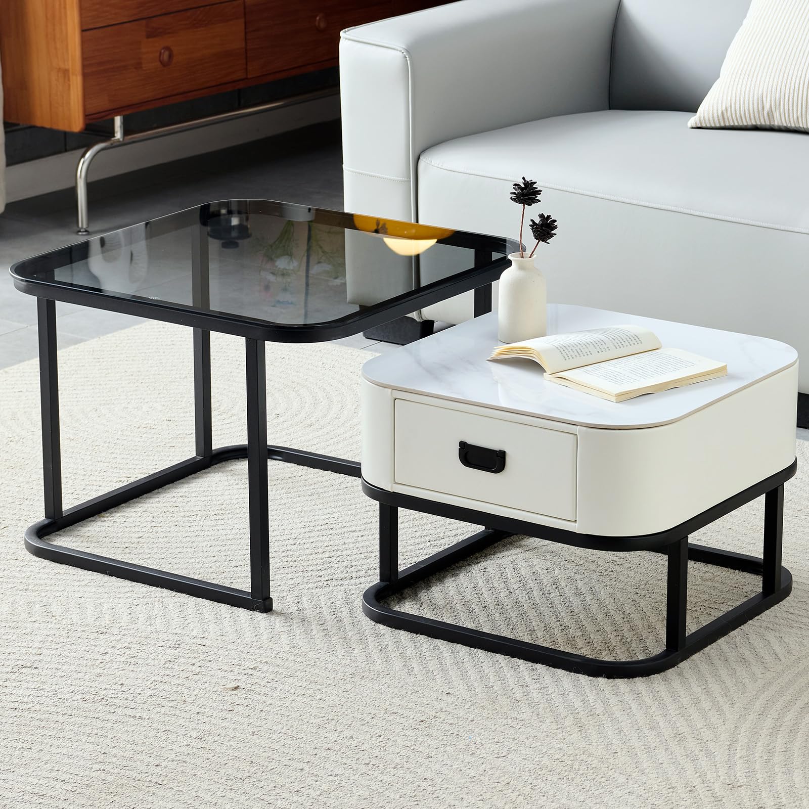 SHARPDO Couchtisch 2er Set