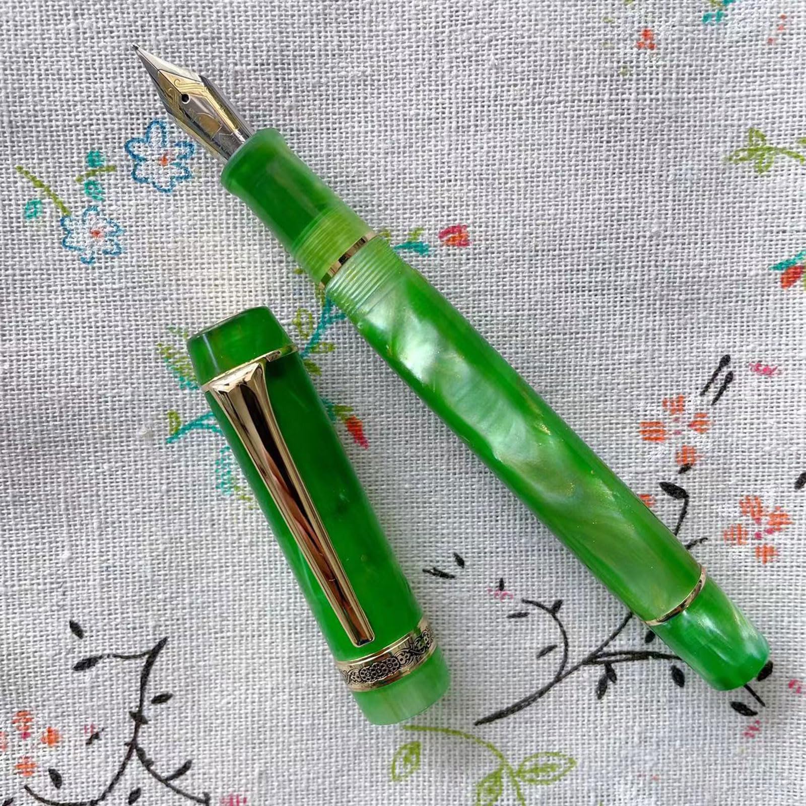 Élégant stylo plume de calligraphie pour homme et femme, professionnel, professionnel, bureau, joli stylo-nuage noir