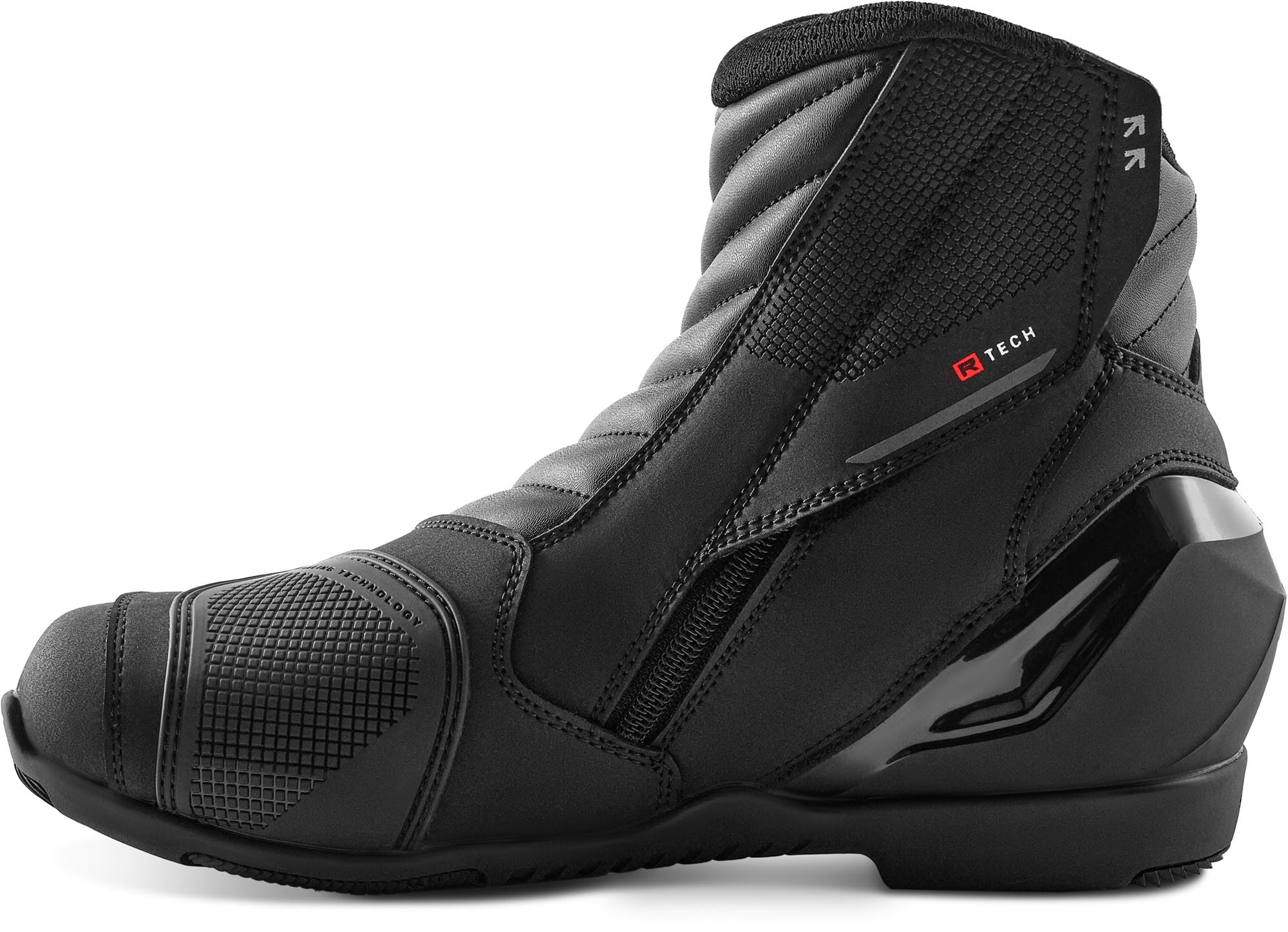 SHIMA TX-3 Stivali da motocicletta, nero/rosso, 45