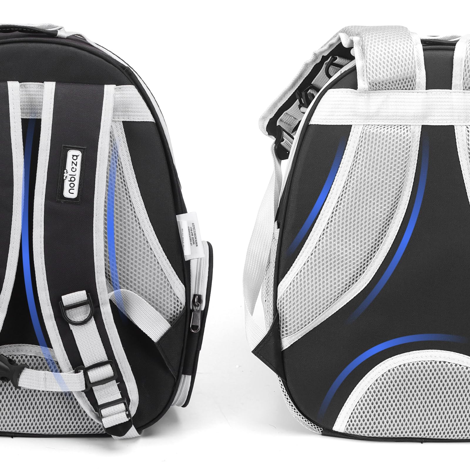 Nobleza-Mochila para Perros, Mochila Gato Transparente, Mochila Expansible Aprobada por Las Aerolíneas para Perros Pequeños, para Paseos, Senderismo o Camping