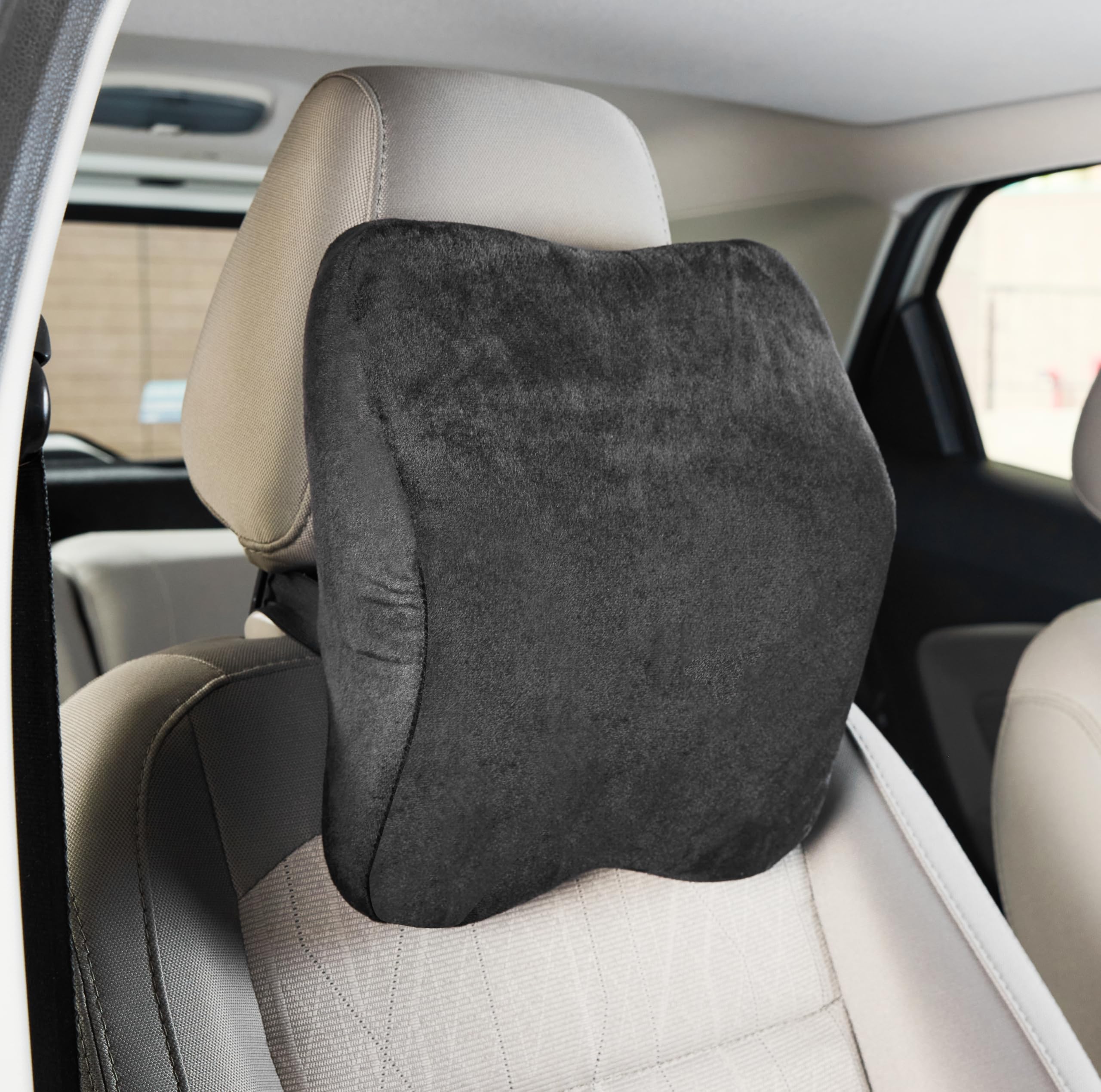 amazon basics Car Neckrest Memory Foam Pillow for Neck Support|Ergonomic Design|Portable&Lightweight(Black),Standard (B0D39W4ZP8) Amazon Price History, Amazon Price Tracker