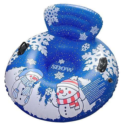 DIMAR GARDEN 47" Snow Tube Inflatable Snow Sled with Heavy