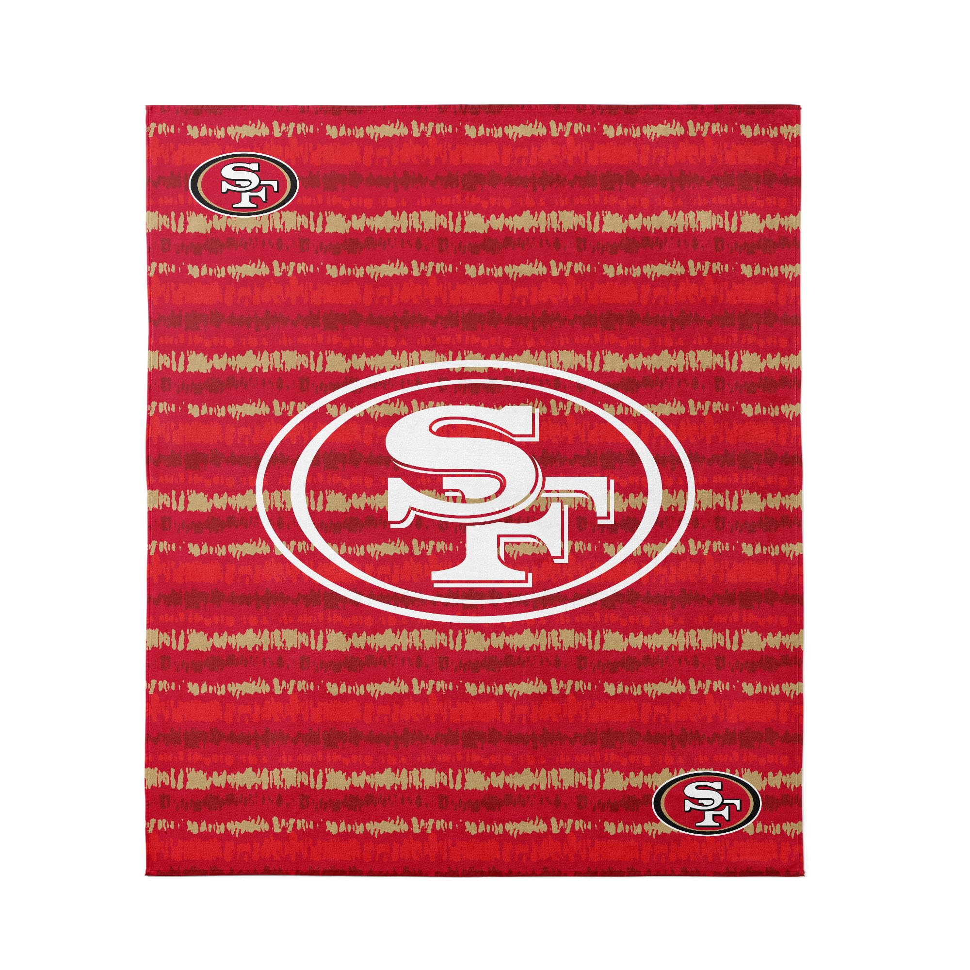 Northwest NFL San Francisco 49ers Oversized Microfiber Beach Towel, 60 x 70 Inches – Quick Dry, Sand Resistant, Lightweight, Highly Absorbent, Shibori Design