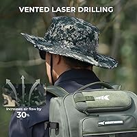 Vista 15 de KastKing Sol Armis UPF 50 Boonie - Sombrero de protección solar, pesca, playa y senderismo, remo, remo, kayak