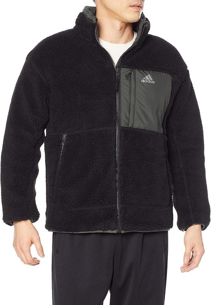 Amazon | [アディダス] ジャケット リバーシブル ボア パデッド