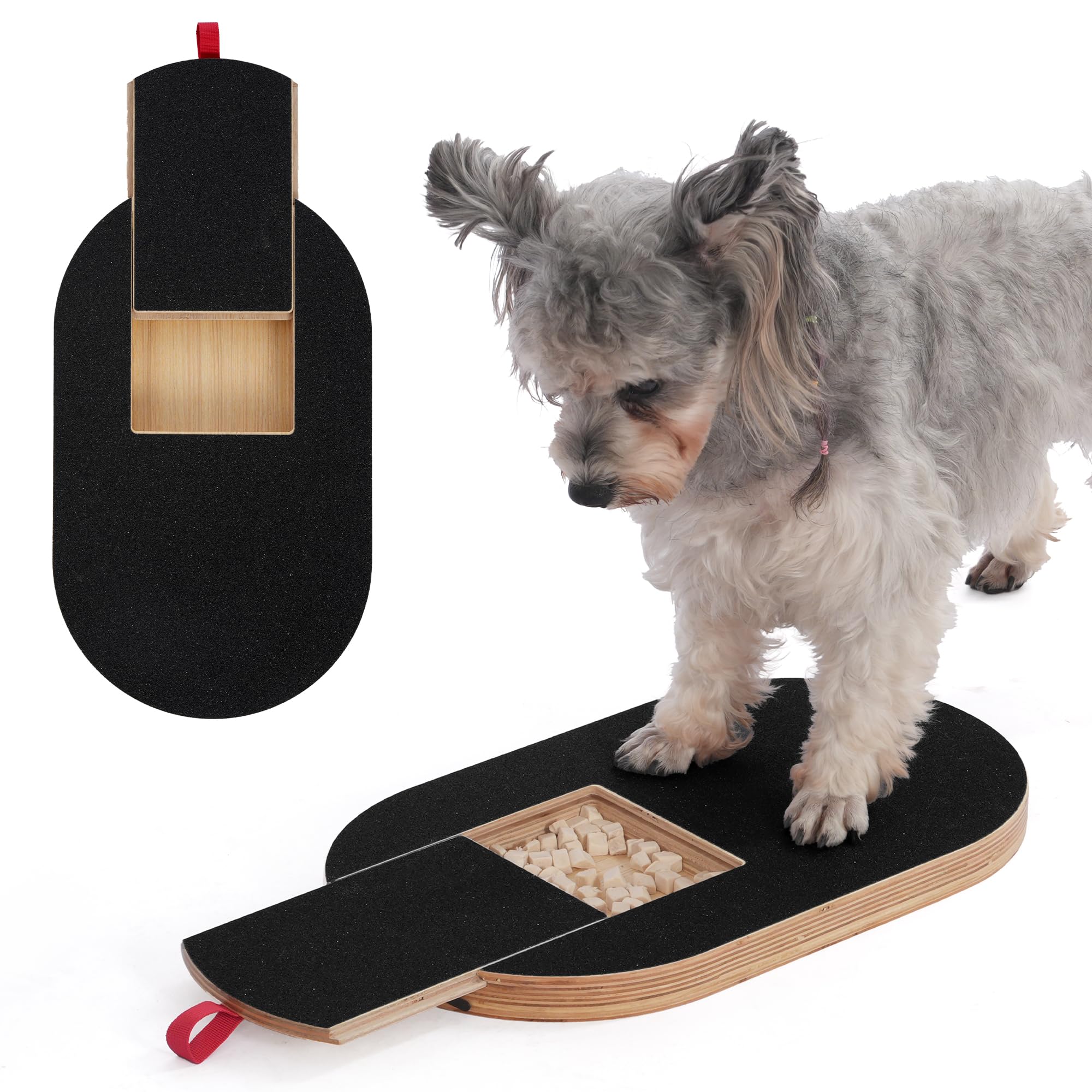 Dog Nail Scratch Board File, Dog Scratch Board With Built-in Snack Box, Nail File Toy