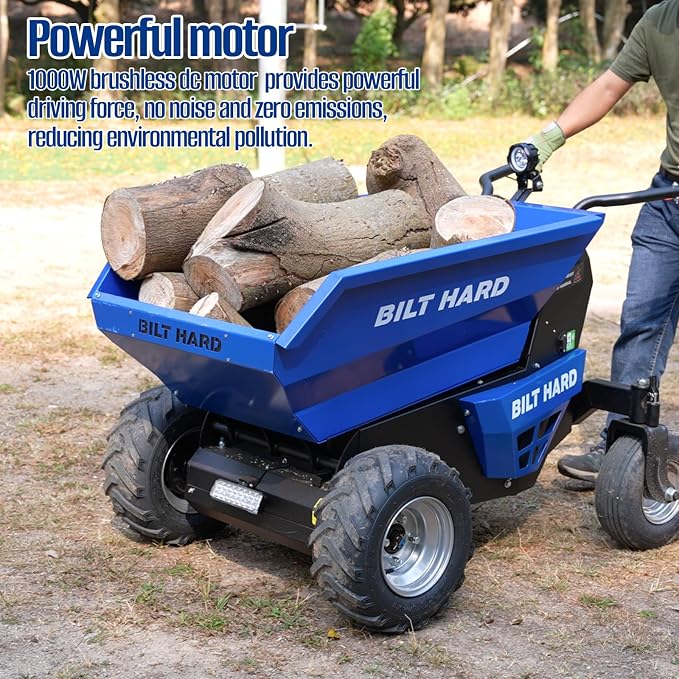 Carretilla eléctrica BILT HARD 1100 lbs para construcción miniatura 7