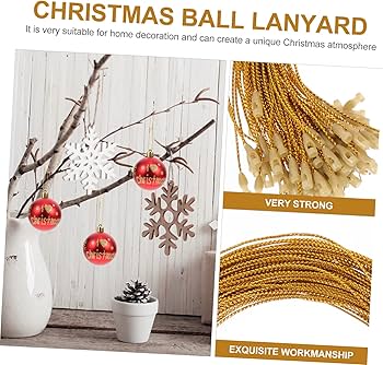 3andelier hangerと真鍮自在金具セット Amazon.com: LABRIMP Xmas Ornament Hangers 200pcs 20cm