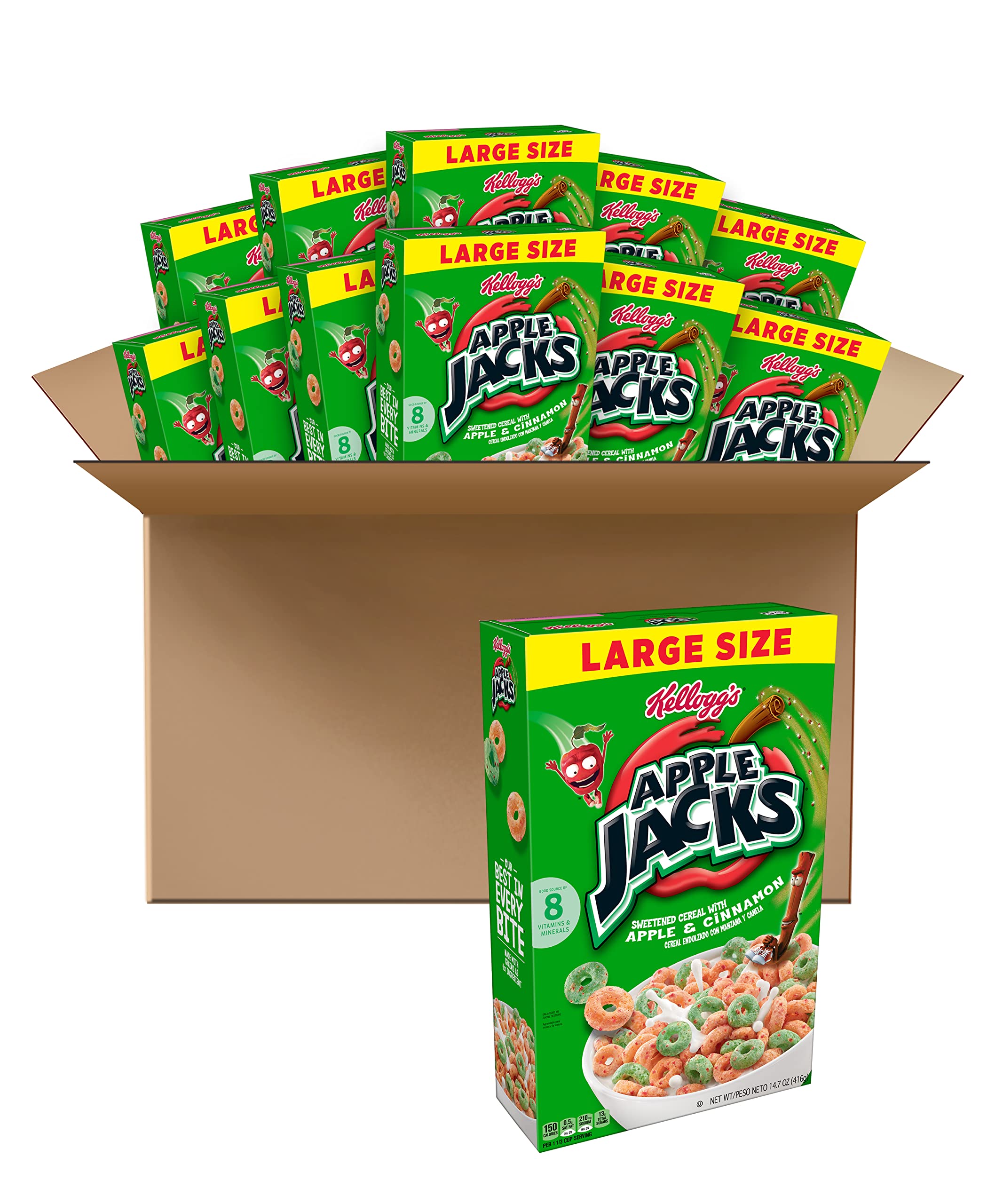 Buy Kellogg's Apple Jacks, Breakfast Cereal, Original, Excellent Source