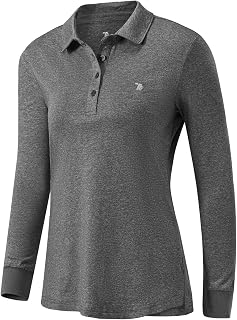 Rdruko Women's Long Sleeve Polo Golf Shirts Quick Dry Casual Sports Athletic Shirts