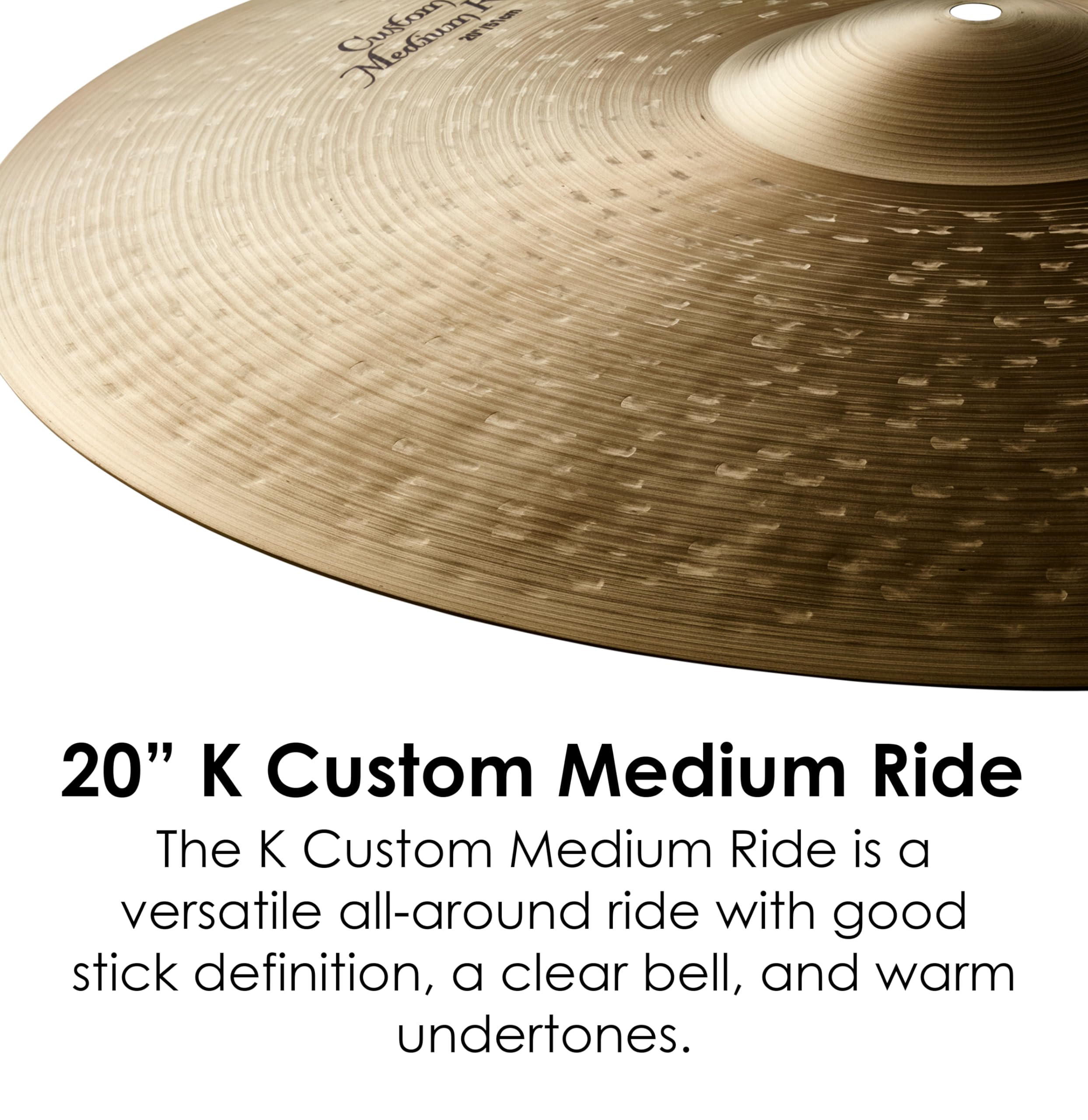 Amazon.com: Avedis Zildjian Company K Custom Medium Ride